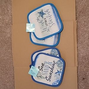 2x  2 Pack Potholders Sea,Sand & Sunshine ...Wish Upon A Starfish